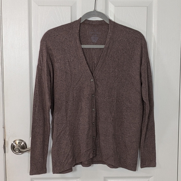 American Eagle Outfitters Soft & Sexy‎ Plush Brown Cozy Cardigan Size XS - Picture 1 of 5